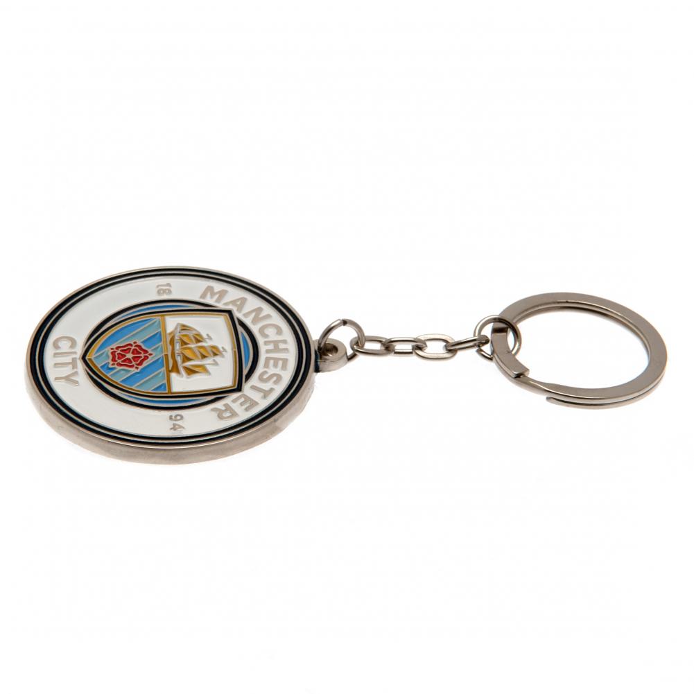 Manchester City FC Keyring - Officially licensed merchandise.