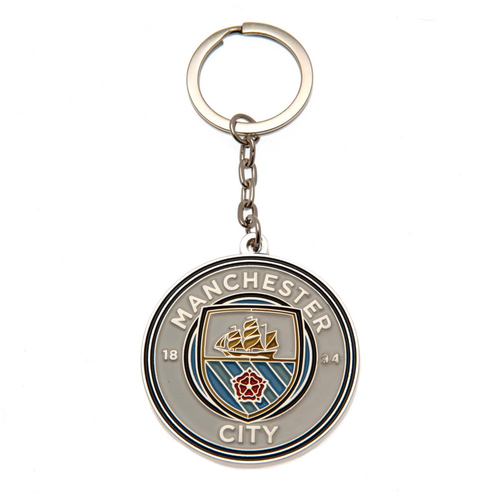 Manchester City FC Keyring - Officially licensed merchandise.