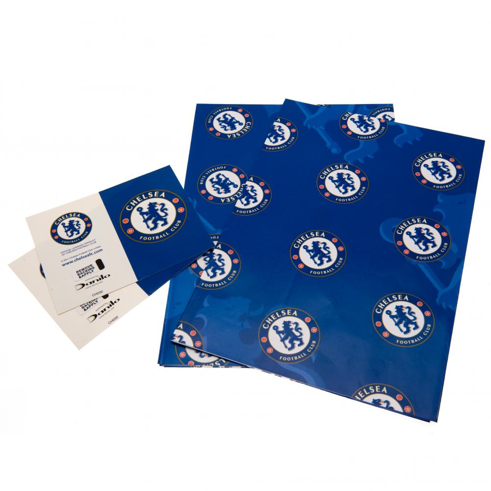 Chelsea FC Gift Wrap - Officially licensed merchandise.