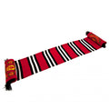 Manchester United FC Stripe Scarf - Officially licensed merchandise.