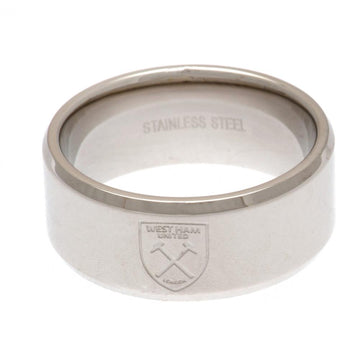 West Ham United FC Band Ring Large - Officially licensed merchandise.