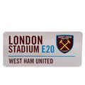 West Ham United FC Street Sign - Officially licensed merchandise.