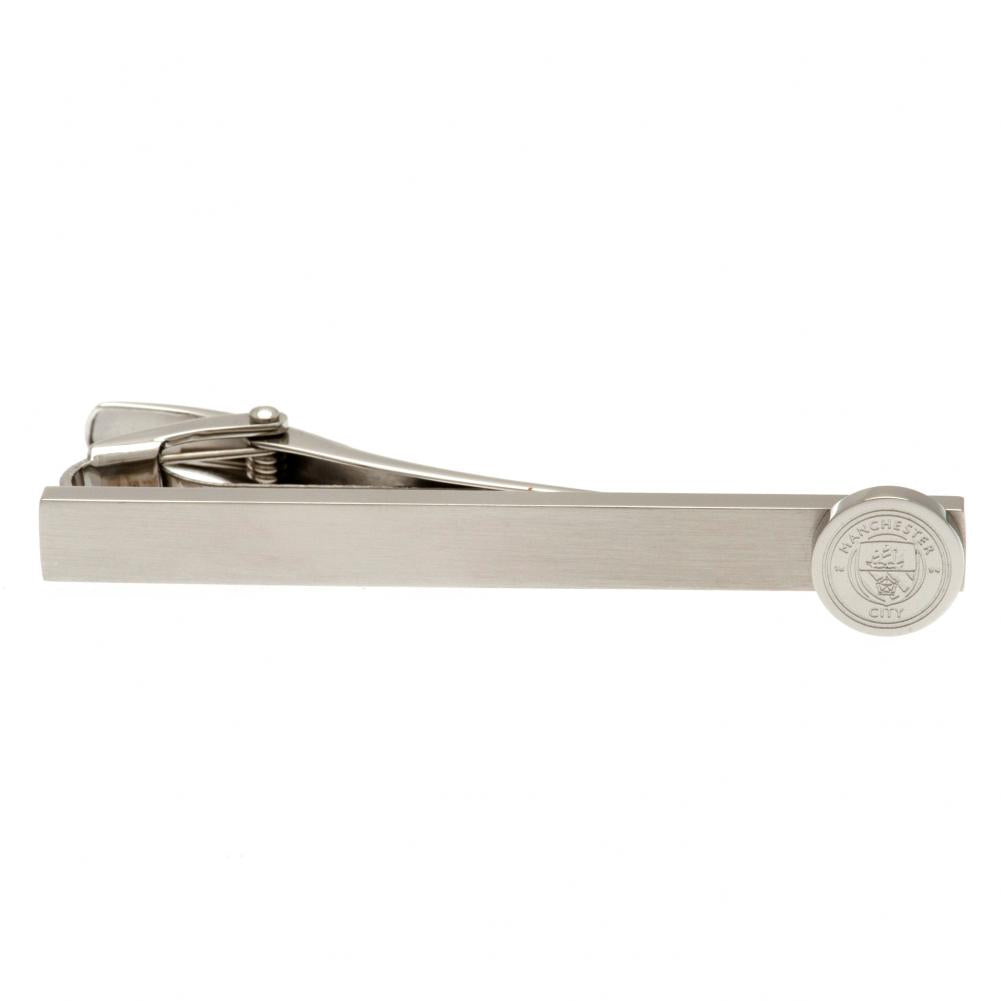 Manchester City FC Stainless Steel Tie Slide - Officially licensed merchandise.