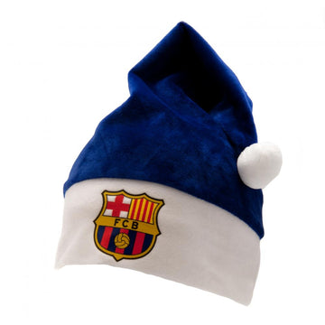 FC Barcelona Santa Hat - Officially licensed merchandise.