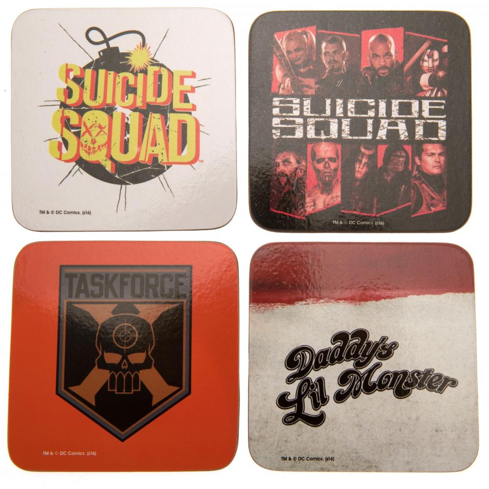 Suicide Squad Coaster Set - Officially licensed merchandise.