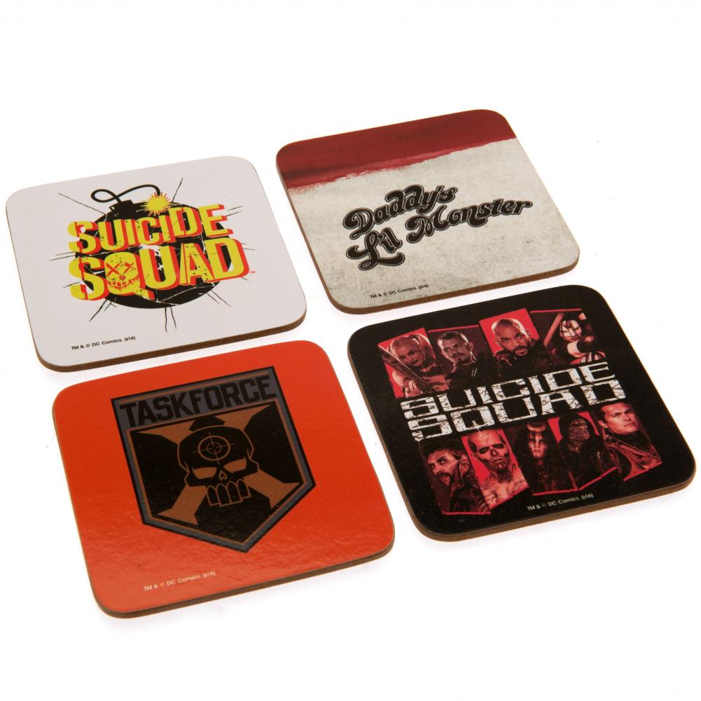 Suicide Squad Coaster Set - Officially licensed merchandise.