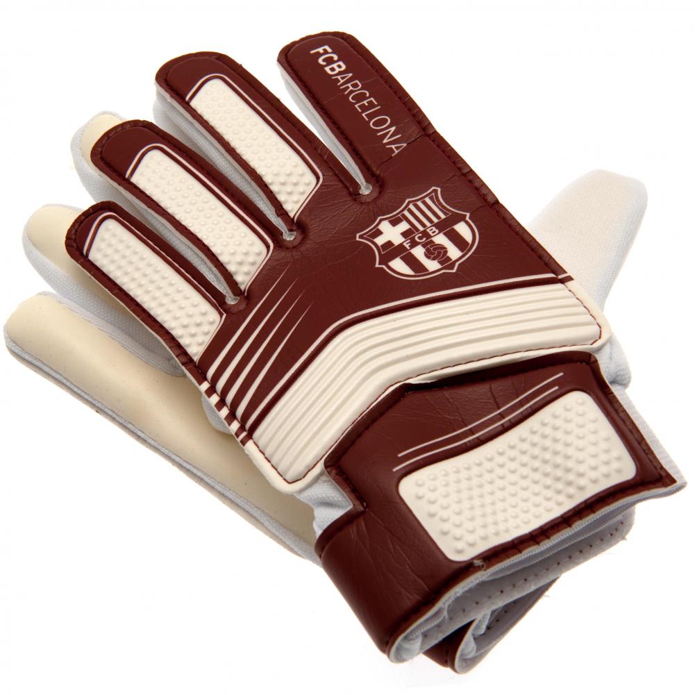 FC Barcelona Goalkeeper Gloves Kids - Officially licensed merchandise.