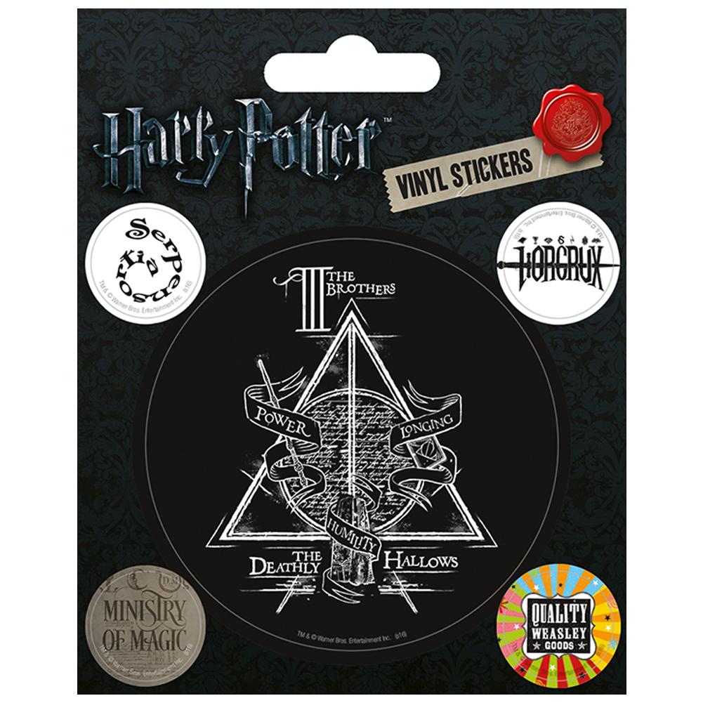 Harry Potter Stickers Deathly Hallows - Officially licensed merchandise.