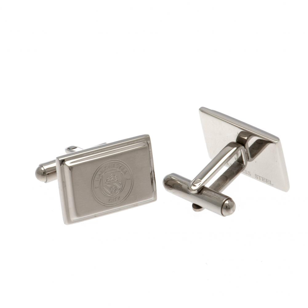 Manchester City FC Tie Slide & Cufflink Set - Officially licensed merchandise.