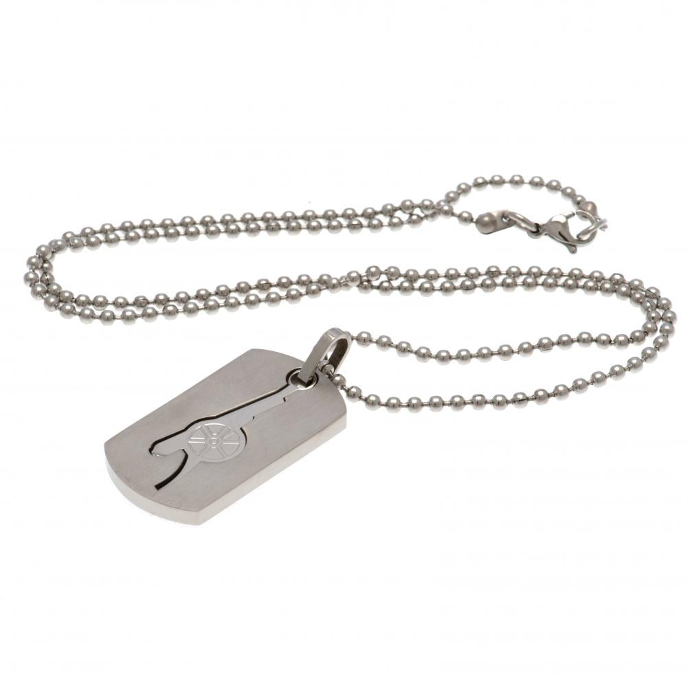 Arsenal FC Dog Tag & Chain CO GN - Officially licensed merchandise.
