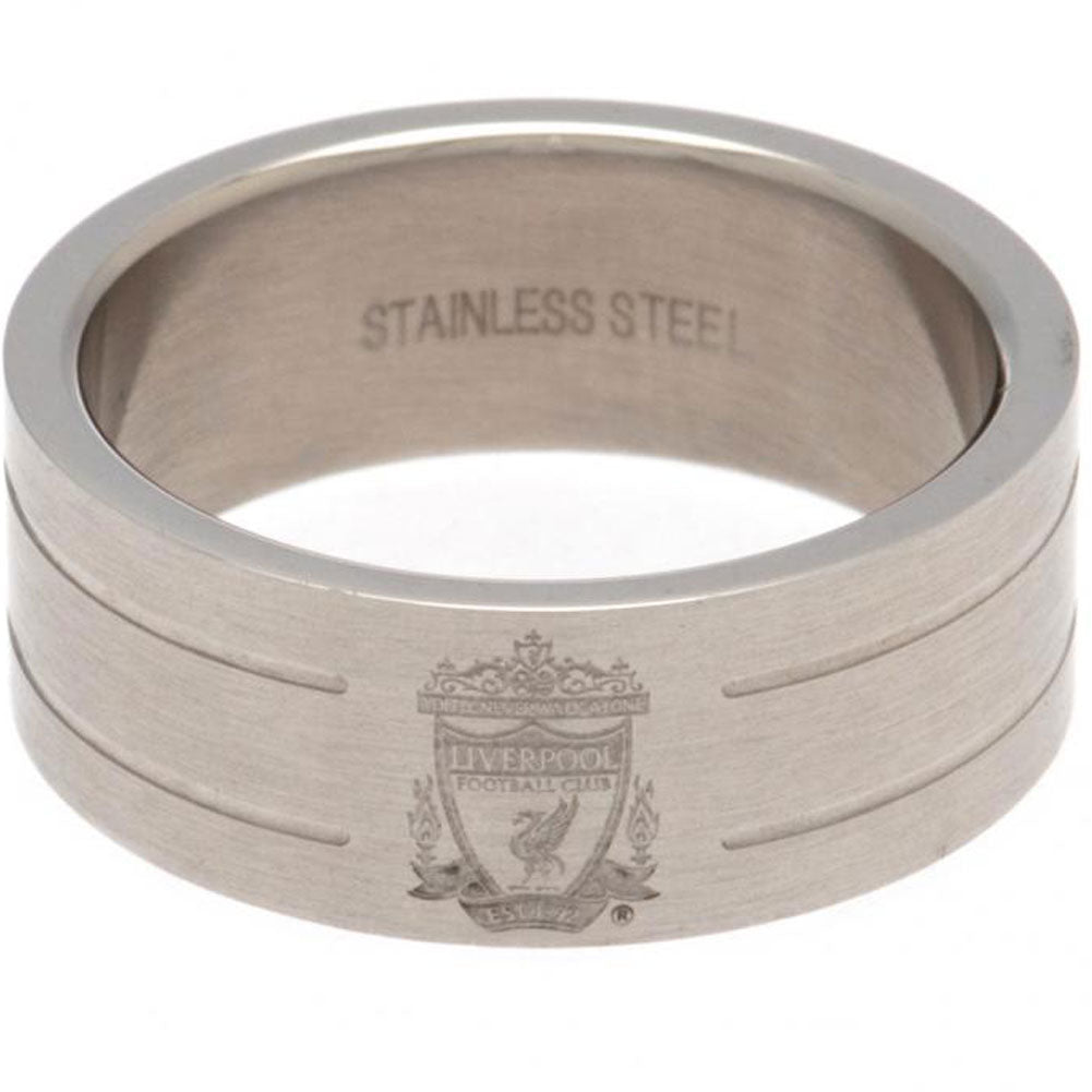 Liverpool FC Stripe Ring Medium - Officially licensed merchandise.