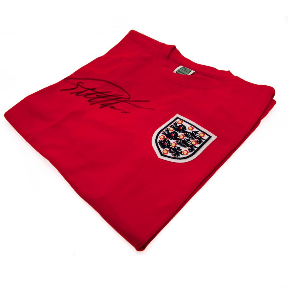 England FA Sir Geoff Hurst Signed Shirt - Officially licensed merchandise.