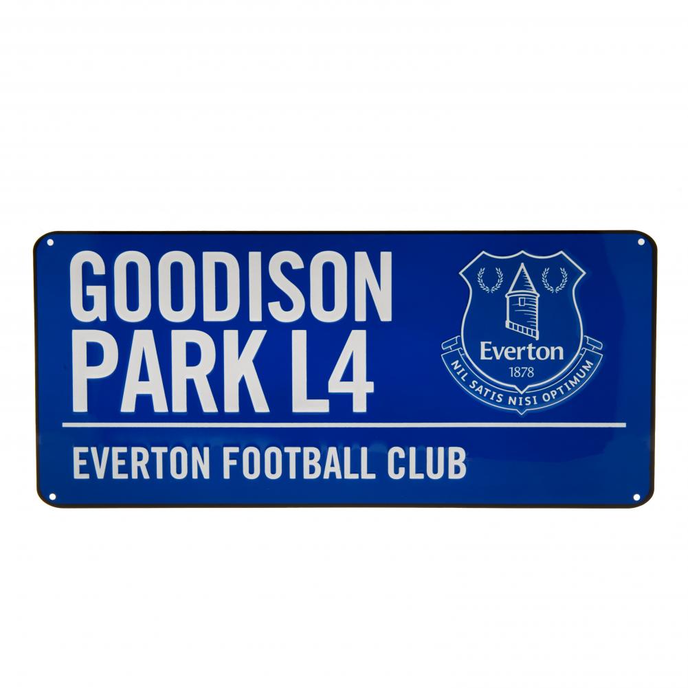 Everton FC Street Sign BL - Officially licensed merchandise.