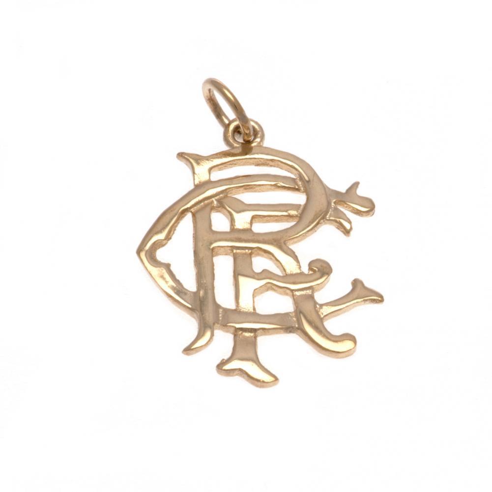 Rangers FC 9ct Gold Pendant Small - Officially licensed merchandise.