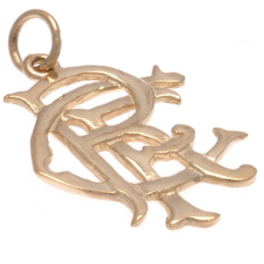 Rangers FC 9ct Gold Pendant Small - Officially licensed merchandise.