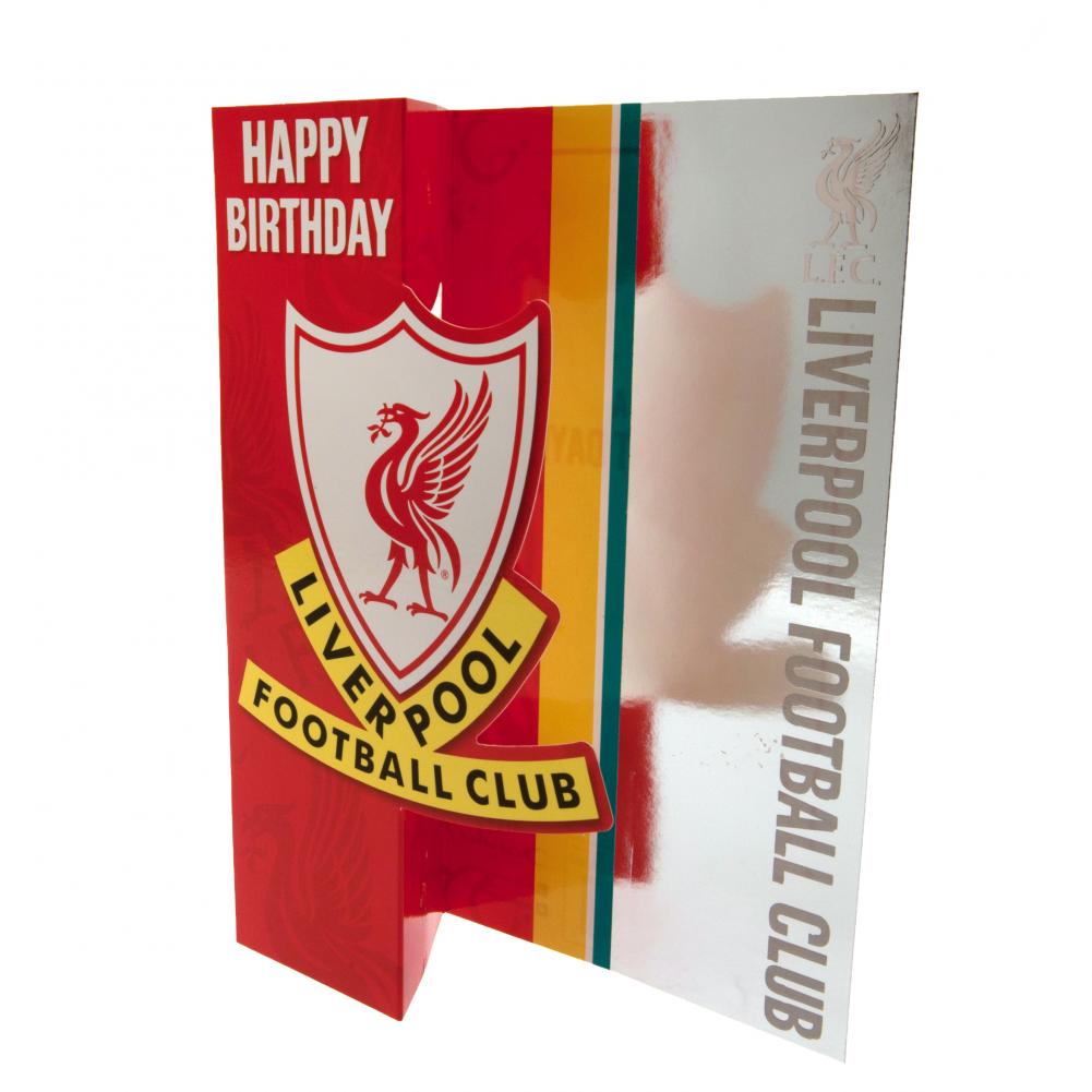 Liverpool FC Birthday Card - Officially licensed merchandise.