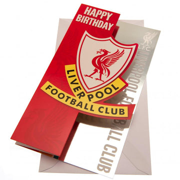 Liverpool FC Birthday Card - Officially licensed merchandise.