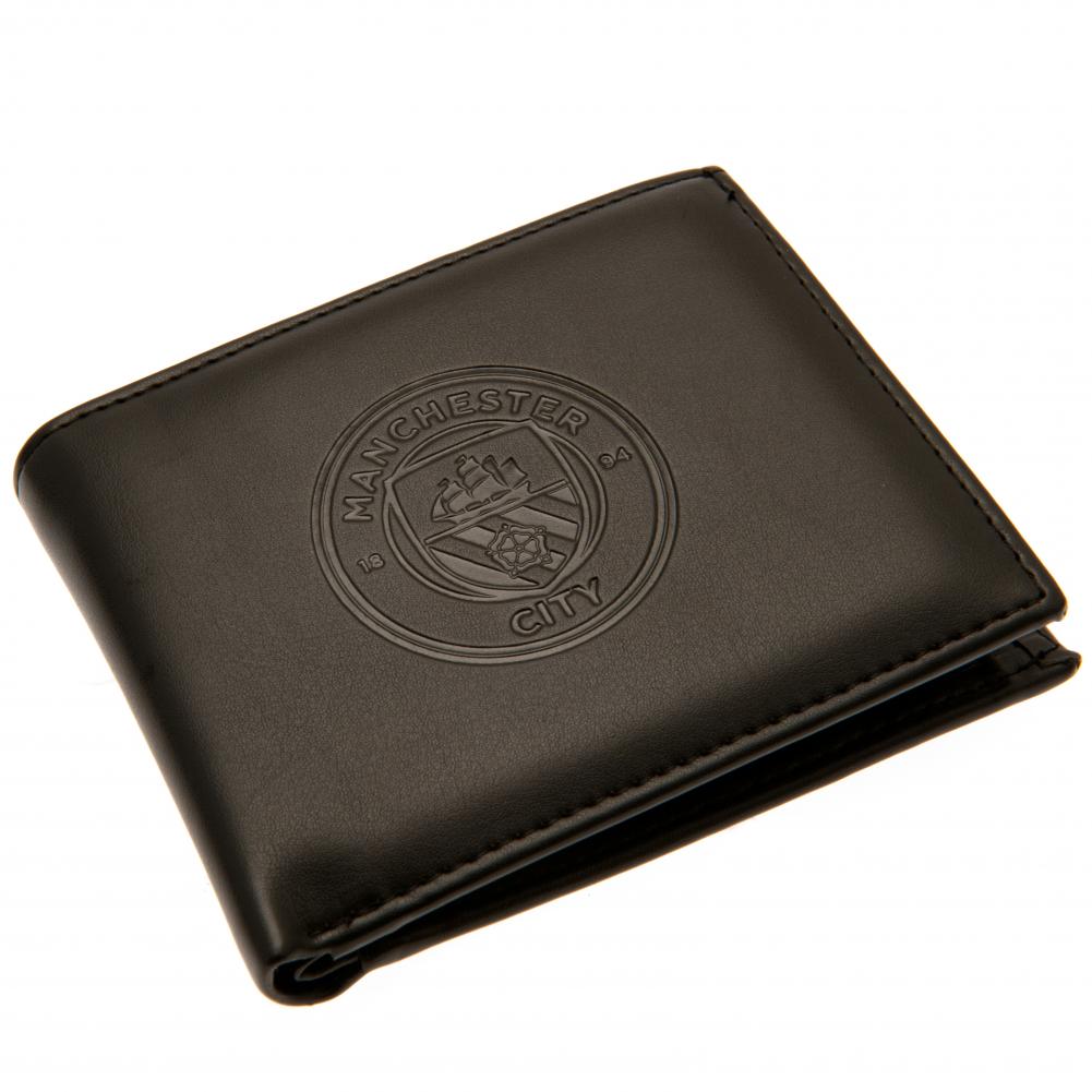 Manchester City FC Debossed Wallet - Officially licensed merchandise.