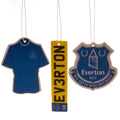 Everton FC 3pk Air Freshener - Officially licensed merchandise.