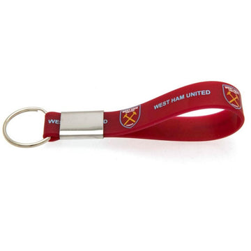 West Ham United FC Silicone Keyring - Officially licensed merchandise.