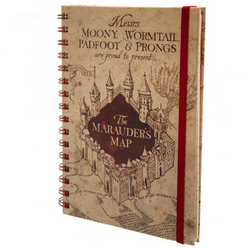 Harry Potter Notebook Marauders Map - Officially licensed merchandise.