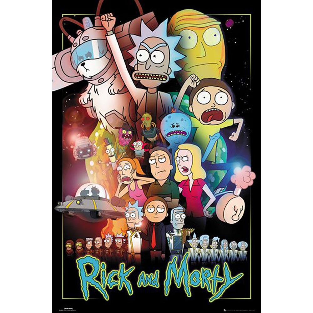 Rick And Morty Poster Wars 245 - Officially licensed merchandise.