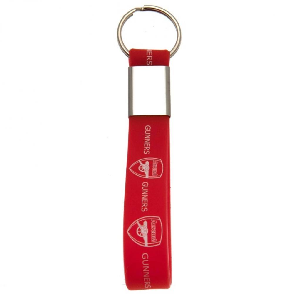 Arsenal FC Silicone Keyring - Officially licensed merchandise.