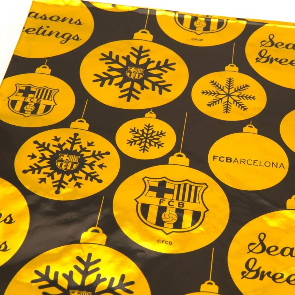 FC Barcelona Christmas Wrap - Officially licensed merchandise.