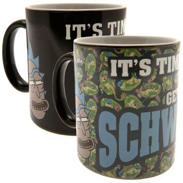 Rick And Morty Heat Changing Mug Schwifty - Officially licensed merchandise.