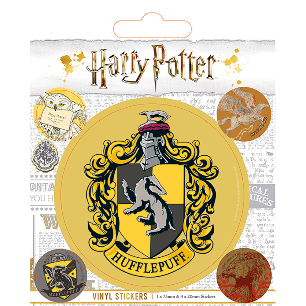 Harry Potter Stickers Hufflepuff - Officially licensed merchandise.