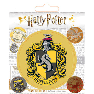 Harry Potter Stickers Hufflepuff - Officially licensed merchandise.