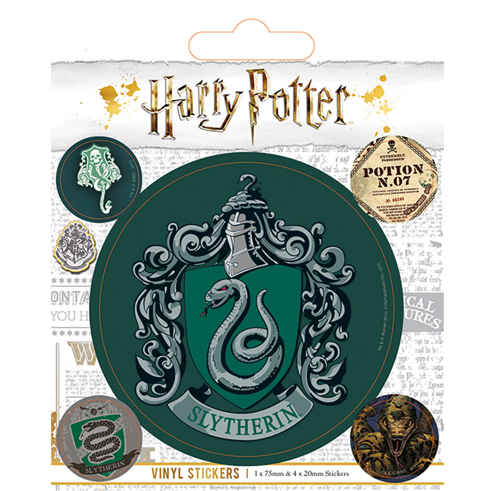 Harry Potter Stickers Slytherin - Officially licensed merchandise.