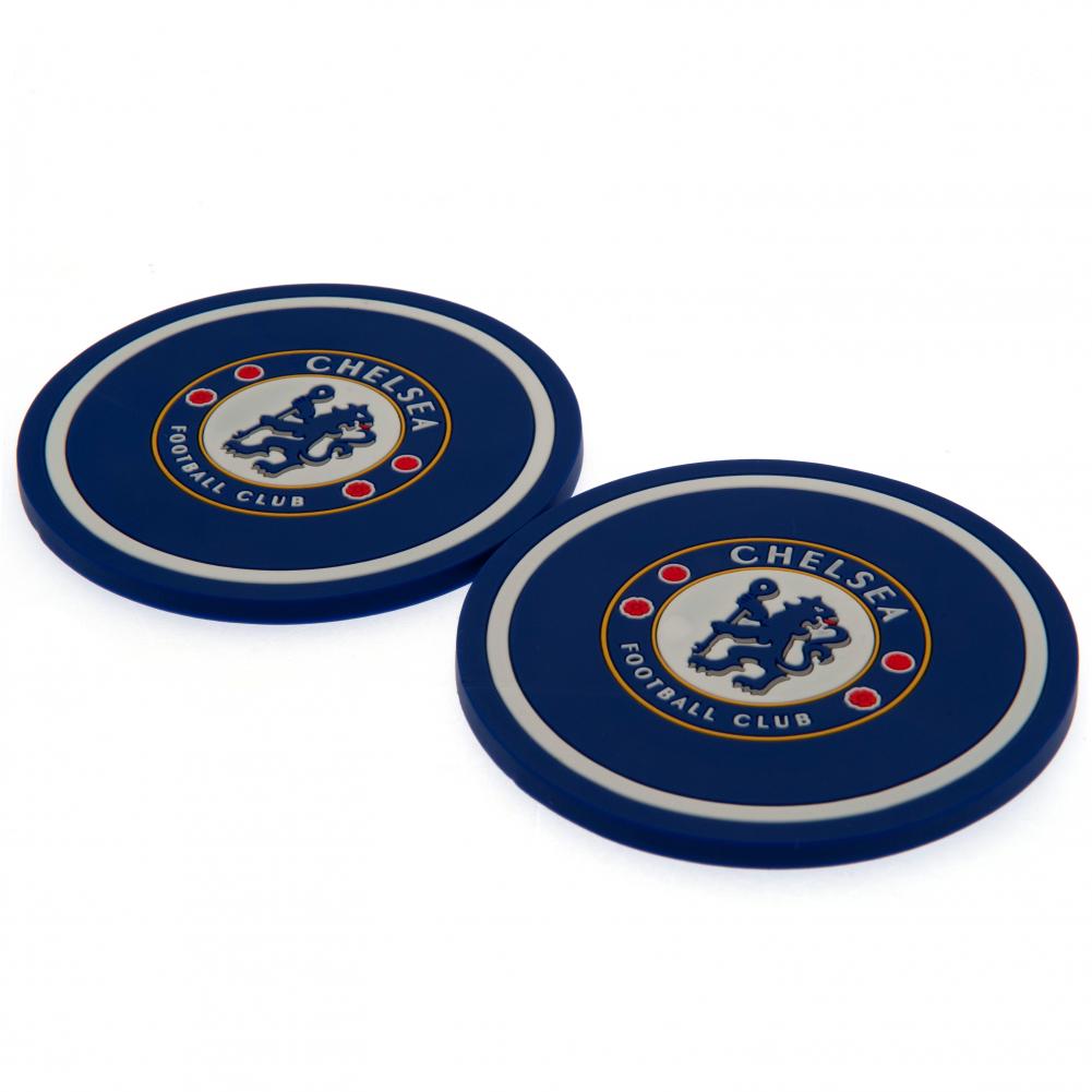 Chelsea FC 2pk Coaster Set - Officially licensed merchandise.