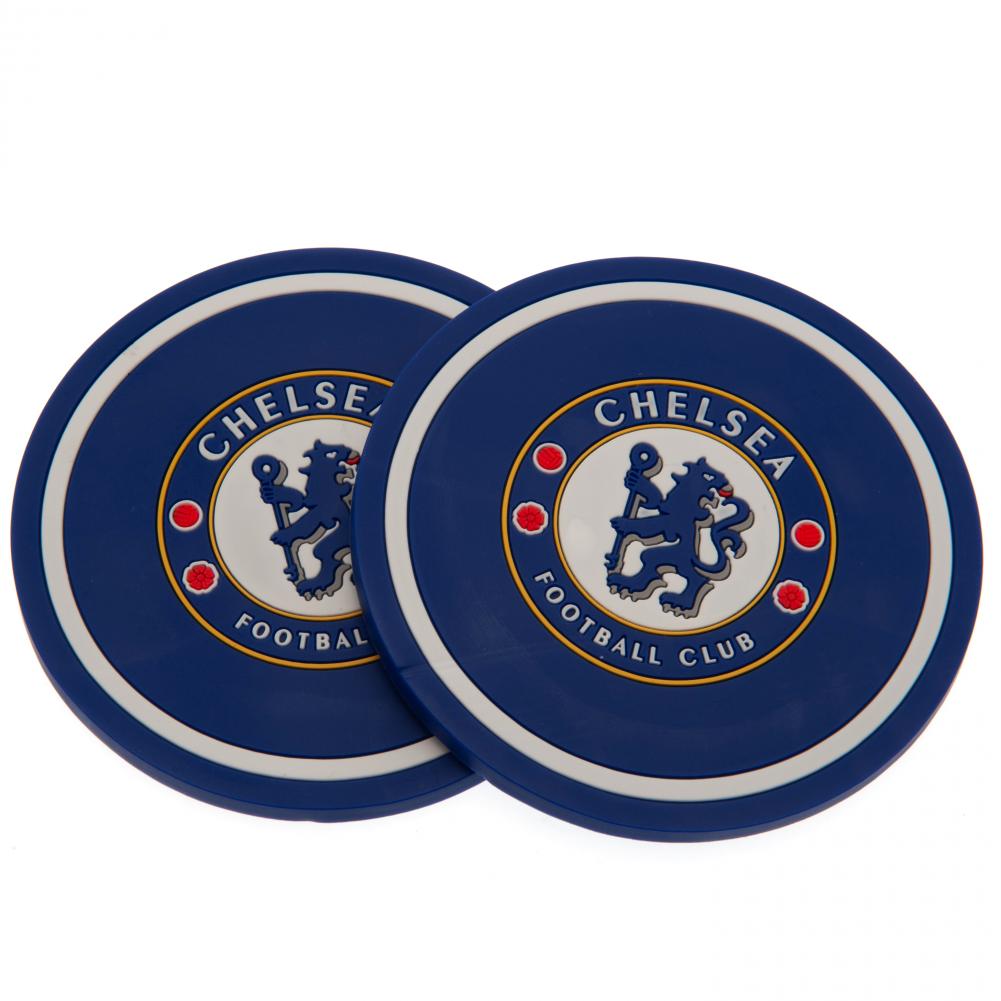 Chelsea FC 2pk Coaster Set - Officially licensed merchandise.