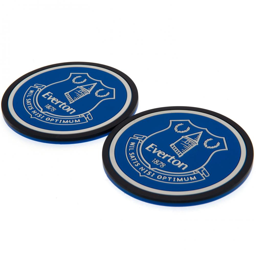 Everton FC 2pk Coaster Set - Officially licensed merchandise.