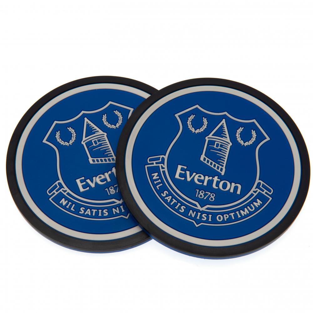 Everton FC 2pk Coaster Set - Officially licensed merchandise.