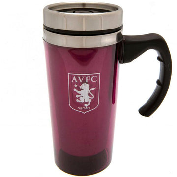 Aston Villa FC Handled Travel Mug - Officially licensed merchandise.