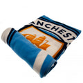 Manchester City FC Fleece Blanket PL - Officially licensed merchandise.