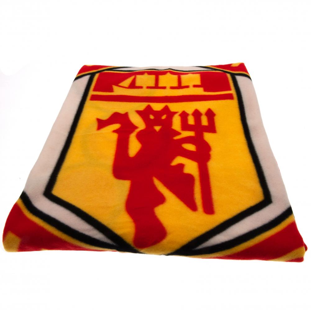 Manchester United FC Fleece Blanket PL - Officially licensed merchandise.