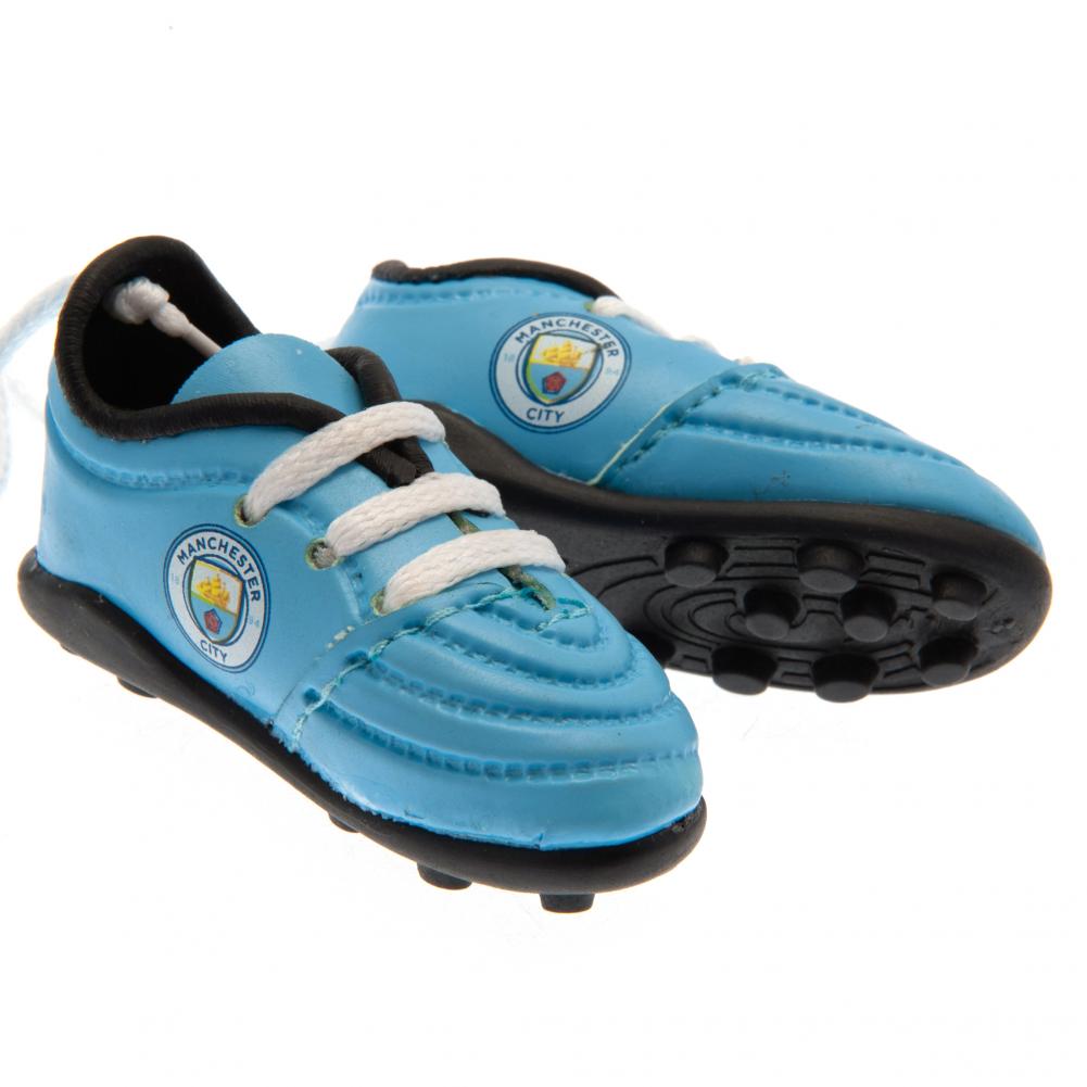 Manchester City FC Mini Football Boots - Officially licensed merchandise.