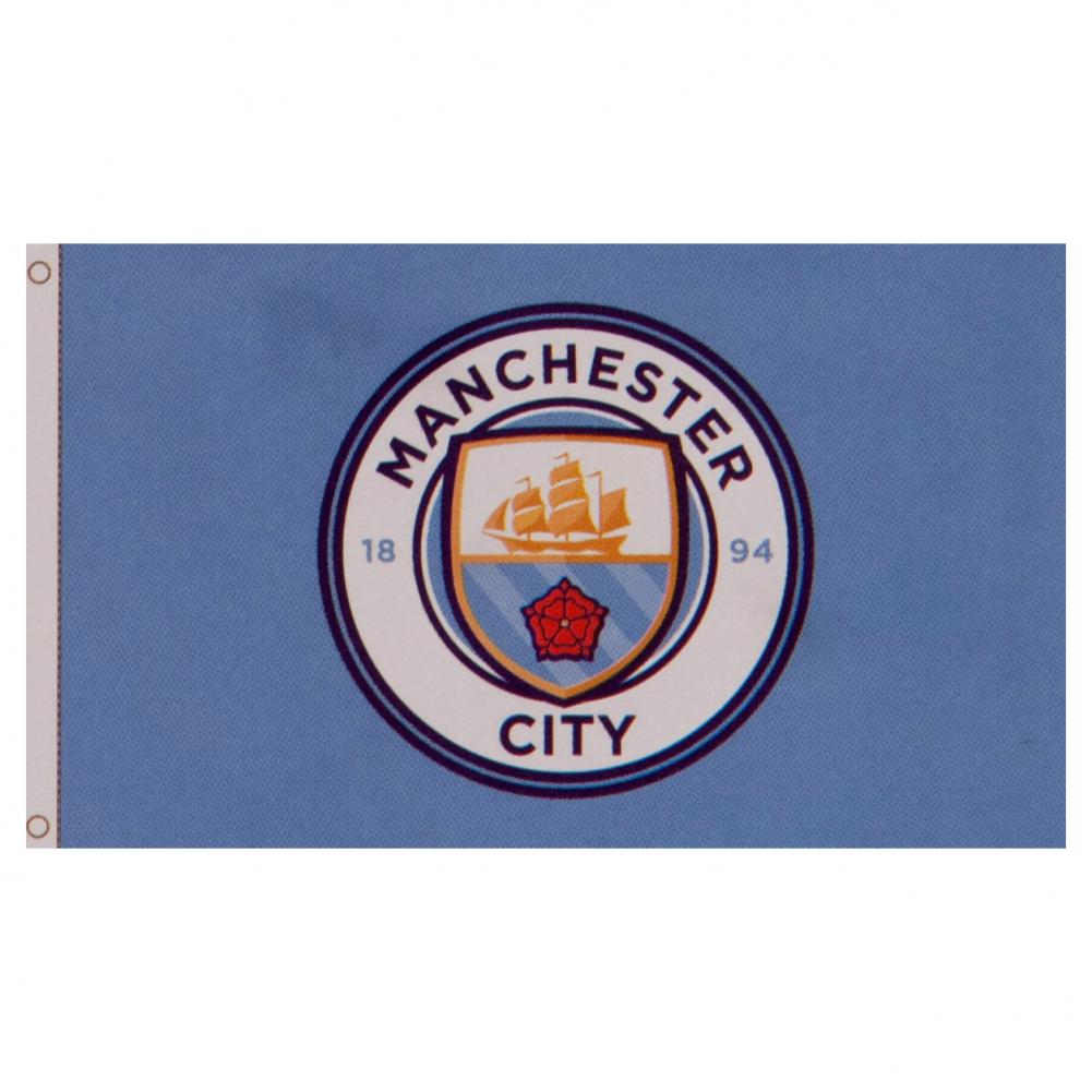 Manchester City FC Flag CC - Officially licensed merchandise.