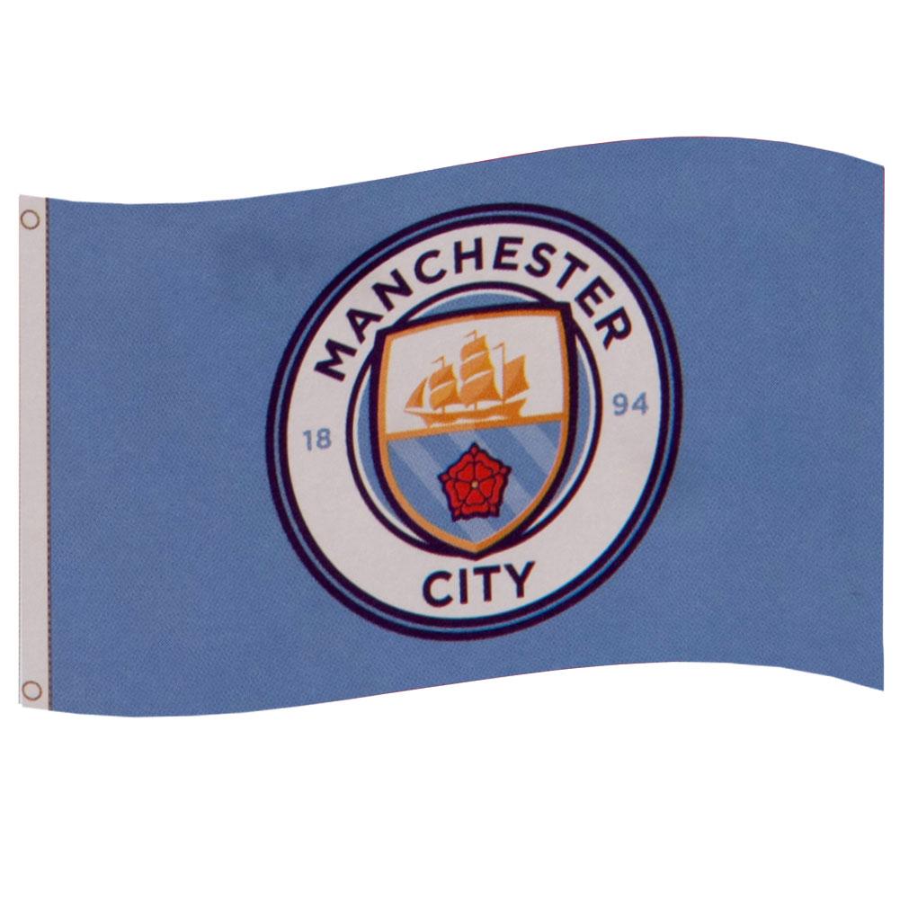 Manchester City FC Flag CC - Officially licensed merchandise.