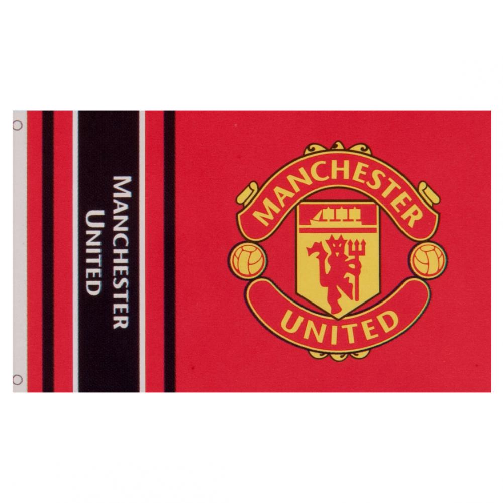 Manchester United FC Flag WM - Officially licensed merchandise.