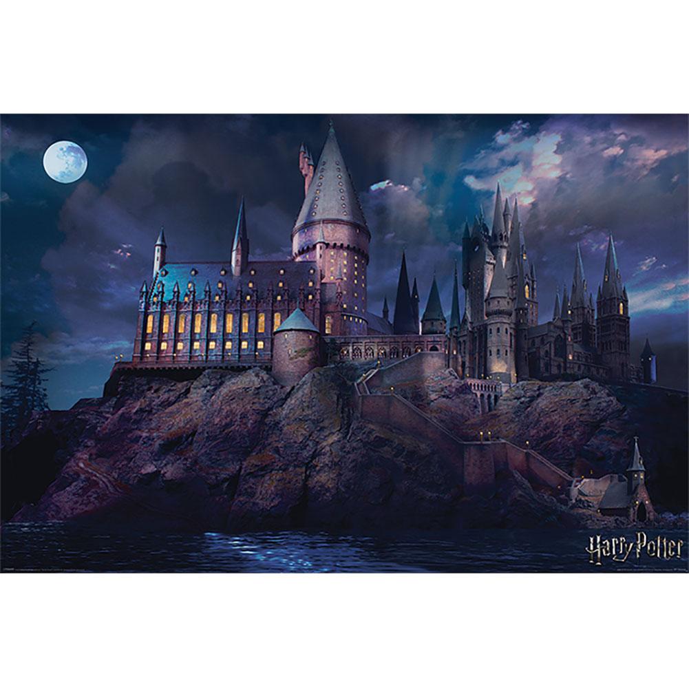 Harry Potter Poster Hogwarts Night 299 - Officially licensed merchandise.