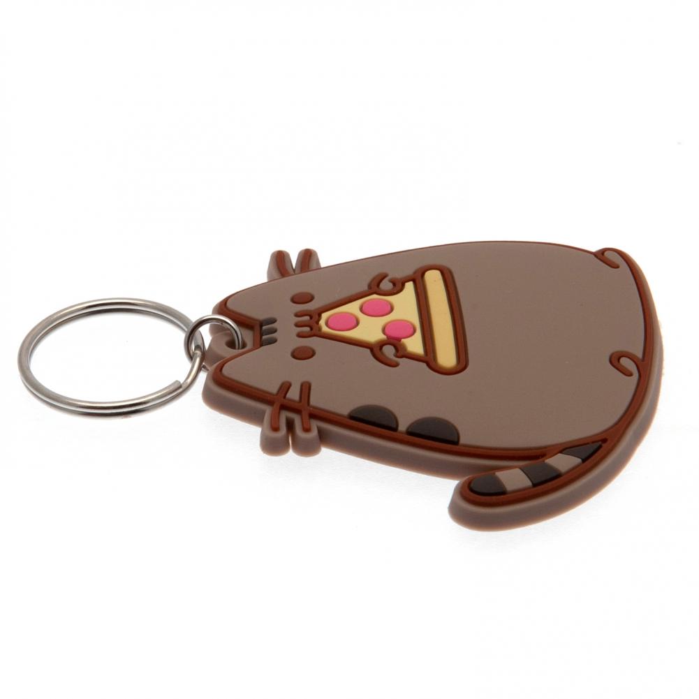 Pusheen PVC Keyring Pizza - Officially licensed merchandise.