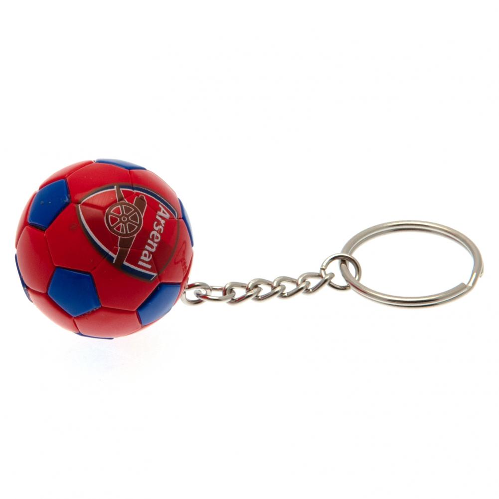 Arsenal FC Football Keyring - Officially licensed merchandise.