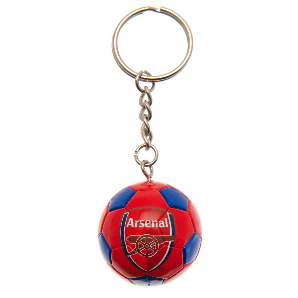 Arsenal FC Football Keyring - Officially licensed merchandise.