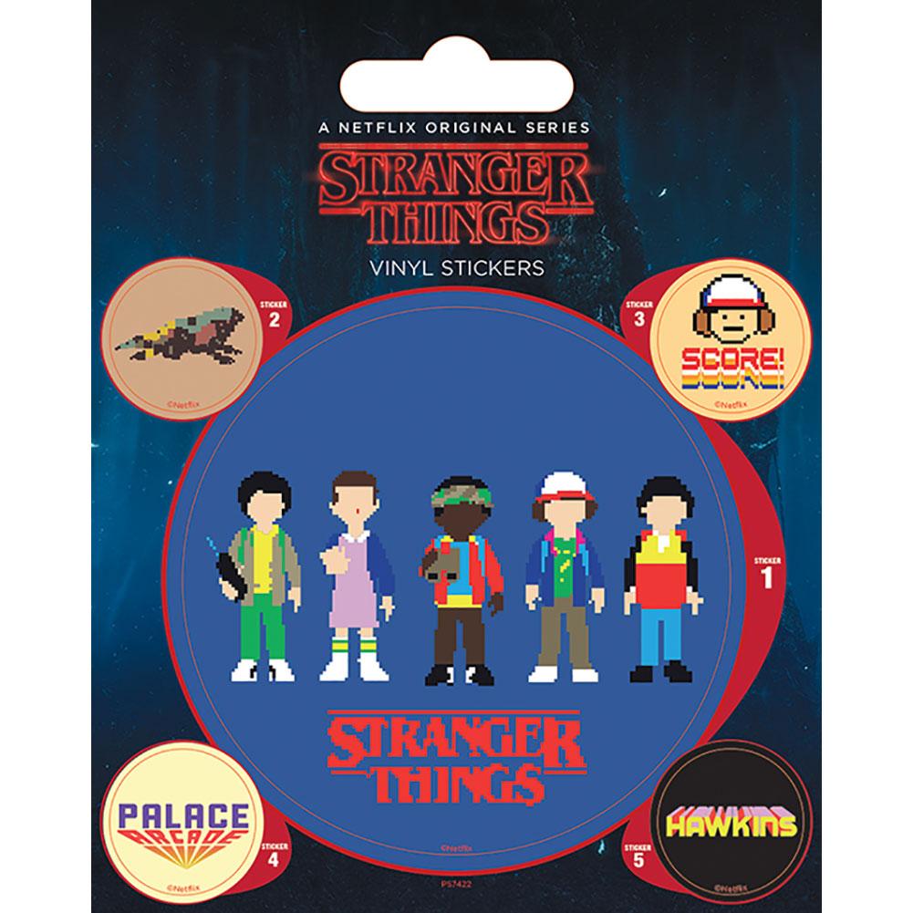 Stranger Things Stickers Arcade - Officially licensed merchandise.