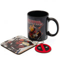 Deadpool Mug & Coaster Set - Officially licensed merchandise.