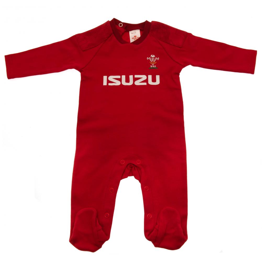 Wales RU Sleepsuit 6/9 mths PS - Officially licensed merchandise.